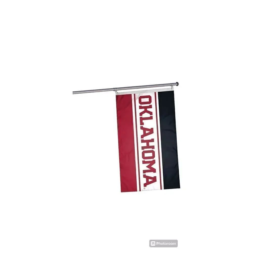 FOCO Oklahoma Sooners NCAA  Double Sided 3' x 5' FLAG -